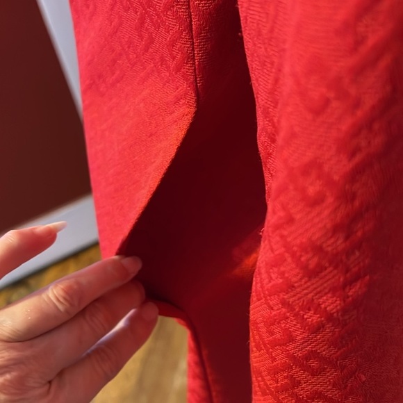 John Meyer Classy Elegant Red Dressy Suit Jacket Textured Women’s Size 10 - Picture 5 of 8